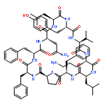 CYCLO(L-ASPARAGINYL-L-LEUCYL-L-TYROSYL-L-VALYL-L-ORNITHYL-L-LEUCYL-D-PHENYLALANYL-L-PROLYL-L-PHENYLALANYL-D-PHENYLALANYL)