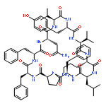 Cyclo(L-asparaginyl-L-valyl-L-tyrosyl-L-valyl-L-ornithyl-L-leucyl-D-phenylala
nyl-L-prolyl-L-phenylalanyl-D-phenylalanyl)