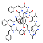 Cyclo(L-asparaginyl-L-phenylalanyl-L-tyrosyl-L-valyl-L-ornithyl-L-leucyl-D-ph
enylalanyl-L-prolyl-L-phenylalanyl-D-phenylalanyl)