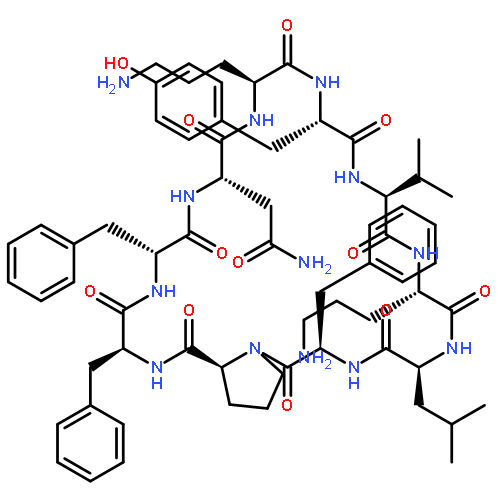 CYCLO(L-ASPARAGINYL-L-ORNITHYL-L-TYROSYL-L-VALYL-L-ORNITHYL-L-LEUCYL-D-PHENYLALANYL-L-PROLYL-L-PHENYLALANYL-D-PHENYLALANYL)