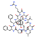 CYCLO(L-ARGINYL-L-TYROSYL-L-VALYL-L-ORNITHYL-L-LEUCYL-D-PHENYLALANYL-L-PROLYL-L-PHENYLALANYL-D-PHENYLALANYL-L-ASPARAGINYL)