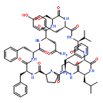 CYCLO(L-ASPARAGINYL-L-SERYL-L-TYROSYL-L-VALYL-L-ORNITHYL-L-LEUCYL-D-PHENYLALANYL-L-PROLYL-L-PHENYLALANYL-D-PHENYLALANYL)