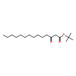 TETRADECANOIC ACID, 3-OXO-, 1,1-DIMETHYLETHYL ESTER