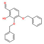 BENZALDEHYDE, 2-HYDROXY-3,4-BIS(PHENYLMETHOXY)-