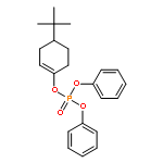 Phosphoric acid, 4-(1,1-dimethylethyl)-1-cyclohexen-1-yl diphenyl ester