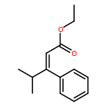 2-Pentenoic acid, 4-methyl-3-phenyl-, ethyl ester, (2E)-