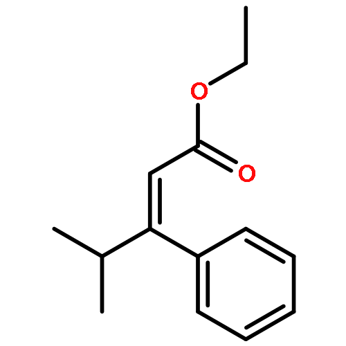 2-Pentenoic acid, 4-methyl-3-phenyl-, ethyl ester, (2E)-