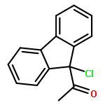 Ethanone, 1-(9-chloro-9H-fluoren-9-yl)-