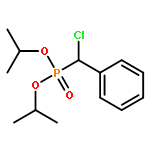 Phosphonic acid, (chlorophenylmethyl)-, bis(1-methylethyl) ester