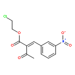 Butanoic acid, 2-[(3-nitrophenyl)methylene]-3-oxo-, 2-chloroethyl ester