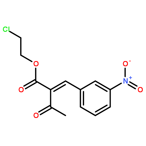 Butanoic acid, 2-[(3-nitrophenyl)methylene]-3-oxo-, 2-chloroethyl ester