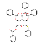 .BETA.-D-GLUCOPYRANOSIDE, PHENYL 1-THIO-, TETRABENZOATE