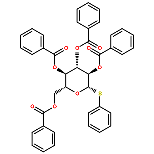 .BETA.-D-GLUCOPYRANOSIDE, PHENYL 1-THIO-, TETRABENZOATE