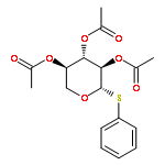 .BETA.-D-XYLOPYRANOSIDE, PHENYL 1-THIO-, TRIACETATE