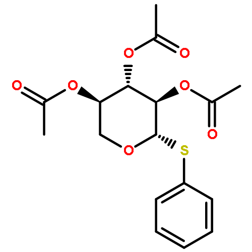 .BETA.-D-XYLOPYRANOSIDE, PHENYL 1-THIO-, TRIACETATE