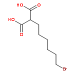 Propanedioic acid, (6-bromohexyl)-