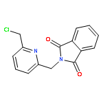 1H-Isoindole-1,3(2H)-dione, 2-[[6-(chloromethyl)-2-pyridinyl]methyl]-