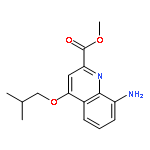 2-QUINOLINECARBOXYLIC ACID, 8-AMINO-4-(2-METHYLPROPOXY)-, METHYL ESTER