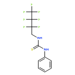 Thiourea, N-(2,2,3,3,4,4,4-heptafluorobutyl)-N'-phenyl-