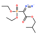 Acetic acid, diazo(diethoxyphosphinyl)-, 2-methylpropyl ester