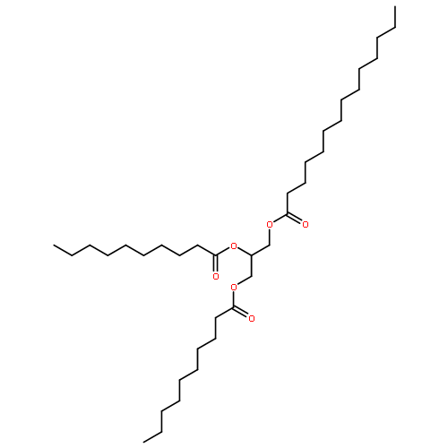 Tetradecanoic acid, 2,3-bis[(1-oxodecyl)oxy]propyl ester