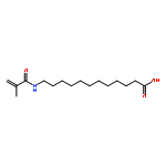 Dodecanoic acid, 12-[(2-methyl-1-oxo-2-propenyl)amino]-