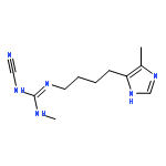 Guanidine, N-cyano-N'-methyl-N''-[4-(5-methyl-1H-imidazol-4-yl)butyl]-