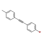 Benzene, 1-bromo-4-[(4-methylphenyl)ethynyl]-