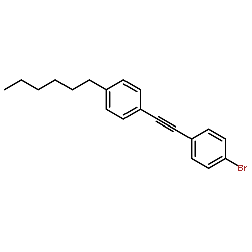 Benzene, 1-bromo-4-[(4-hexylphenyl)ethynyl]-