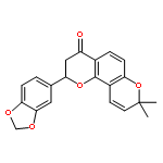 2-benzo[1,3]dioxol-5-yl-8,8-dimethyl-2,3-dihydro-8H-pyrano[2,3-f]chromen-4-one