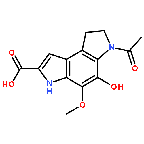 6-acetyl-5-hydroxy-4-methoxy-3,6,7,8-tetrahydropyrrolo[3,2-e]indole-2-carboxylic acid