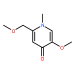 4(1H)-Pyridinone, 5-methoxy-2-(methoxymethyl)-1-methyl-