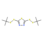 1,3,4-Thiadiazole, 2,5-bis[(1,1-dimethylethyl)dithio]-