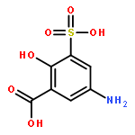 Benzoic acid,5-amino-2-hydroxy-3-sulfo-