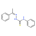 Hydrazinecarbothioamide, N-phenyl-2-(1-phenylethylidene)-