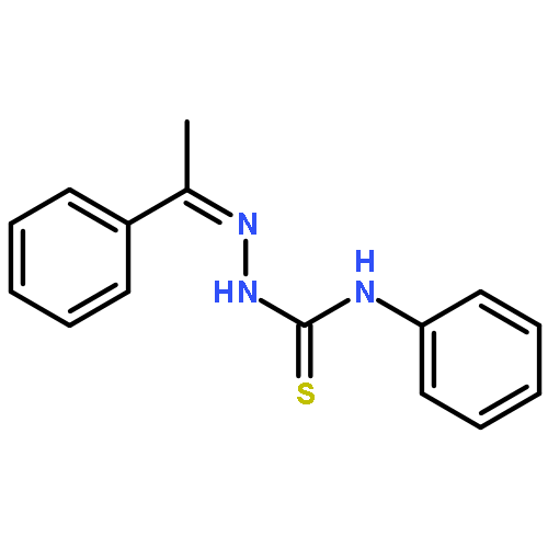 Hydrazinecarbothioamide, N-phenyl-2-(1-phenylethylidene)-