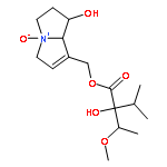 Butanoic acid,2-hydroxy-2-[(1R)-1-methoxyethyl]-3-methyl-,[(1S,7aR)-2,3,5,7a-tetrahydro-1-hydroxy-4-oxido-1H-pyrrolizin-7-yl]methylester, (2S)-