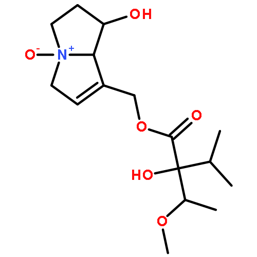 Butanoic acid,2-hydroxy-2-[(1R)-1-methoxyethyl]-3-methyl-,[(1S,7aR)-2,3,5,7a-tetrahydro-1-hydroxy-4-oxido-1H-pyrrolizin-7-yl]methylester, (2S)-