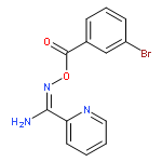 N'-{[(3-bromophenyl)carbonyl]oxy}pyridine-2-carboximidamide