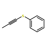 Benzene, (1-propynylthio)-