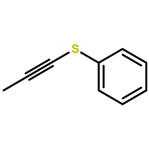 Benzene, (1-propynylthio)-