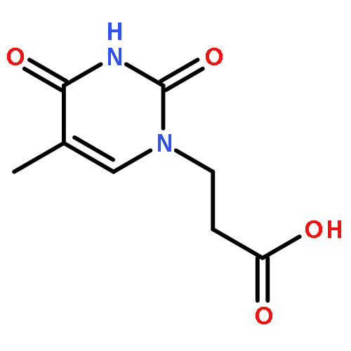 1(2H)-Pyrimidinepropanoic acid, 3,4-dihydro-5-methyl-2,4-dioxo-