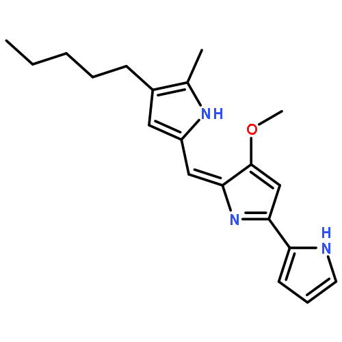 4'-Methoxy-5'-(5-methyl-4-pentyl-pyrrol-2-ylmethylen)-1H,5'H-[2,2']bipyrrolyl