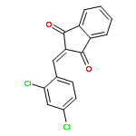 1H-Indene-1,3(2H)-dione, 2-[(2,4-dichlorophenyl)methylene]-