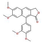 NAPHTHO[2,3-C]FURAN-1(3H)-ONE, 9-(3,4-DIMETHOXYPHENYL)-6,7-DIMETHOXY-