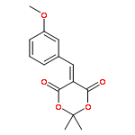 1,3-Dioxane-4,6-dione, 5-[(3-methoxyphenyl)methylene]-2,2-dimethyl-