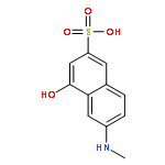 4-hydroxy-6-(methylamino)naphthalene-2-sulphonic acid