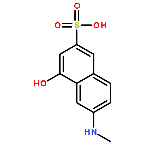 4-hydroxy-6-(methylamino)naphthalene-2-sulphonic acid