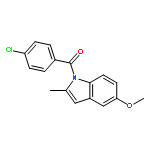 (4-Chlorophenyl)(5-methoxy-2-methyl-1H-indol-1-yl)methanone