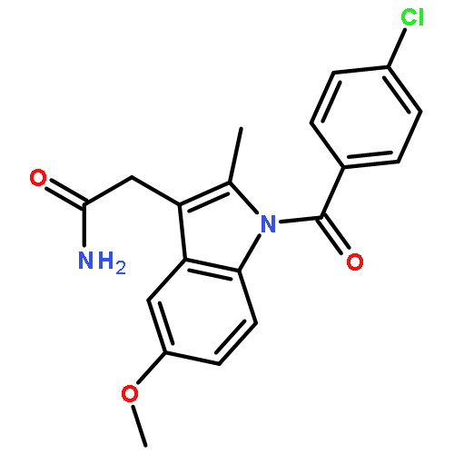 2-[1-(4-chlorobenzoyl)-5-methoxy-2-methyl-1H-indol-3-yl]acetamide